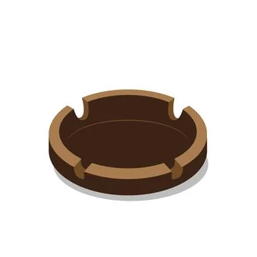 Cigarette ashtray Stock Illustration