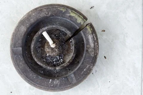 Cigarette ashtray Stock Photos