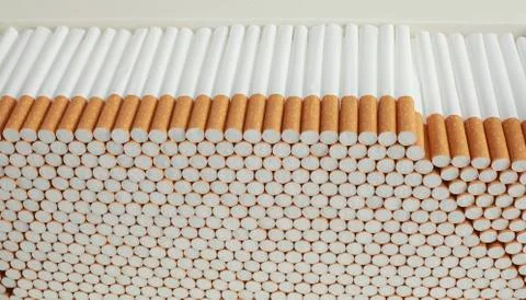Cigarette background Stock Photos