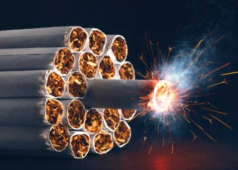 Cigarette Bomb Illustrazione stock