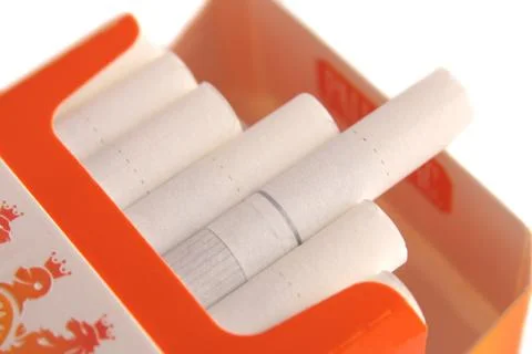 Cigarette box Stock Photos