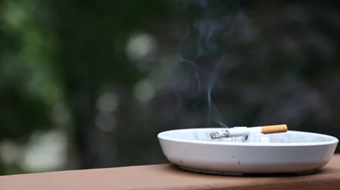 Cigarette burning 1 Stock Footage 52102302