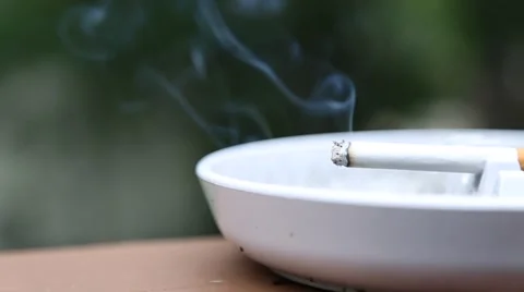 Cigarette burning  4  60fps Stock Footage 52102176