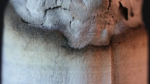 Cigarette Burning Down Macro Video stock 74522873