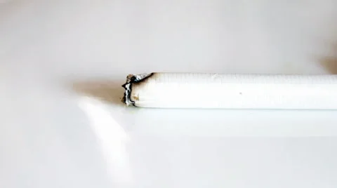 Cigarette burning - fast Video stock 1105212