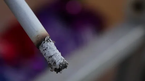 Cigarette burning Stock Footage 45564712