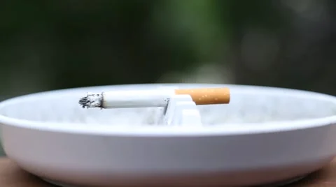 Cigarette Burning pan 2 Stock Footage 52102022