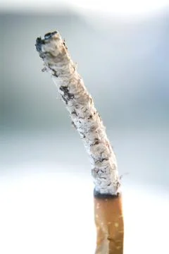 Cigarette burning Stock Photos