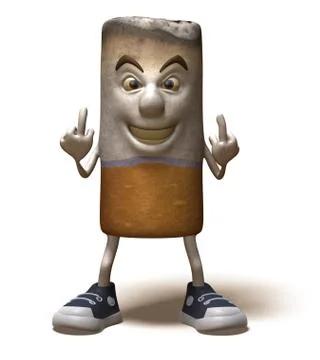 Cigarette butt Stock Illustration