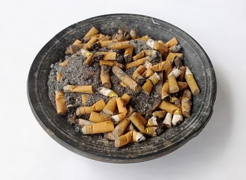 Cigarette butt Stock Photos