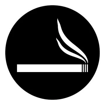 Cigarette button Stock Illustration