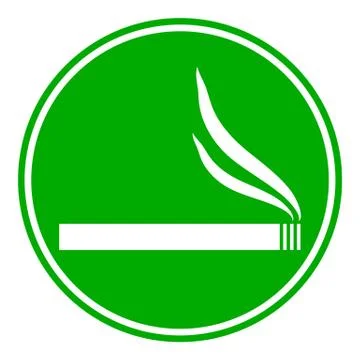 Cigarette button Stock Illustration