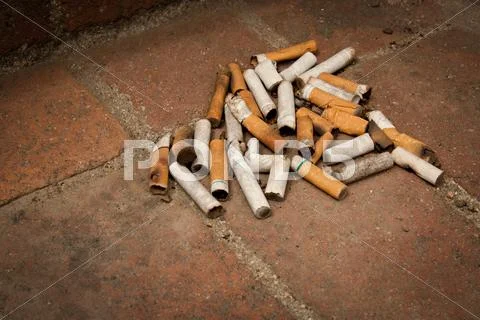 Cigarette Butts Stock Photos
