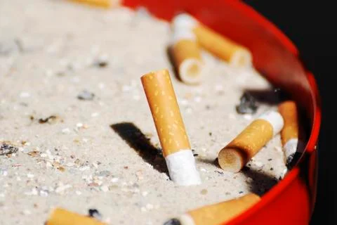 Cigarette Butts Stock Photos