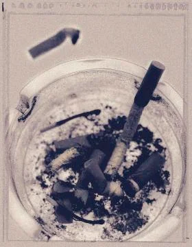 CIGARETTE BUTTS Stock Photos