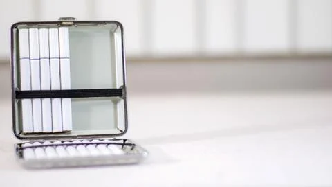 Cigarette Case Wallet Stock Photos