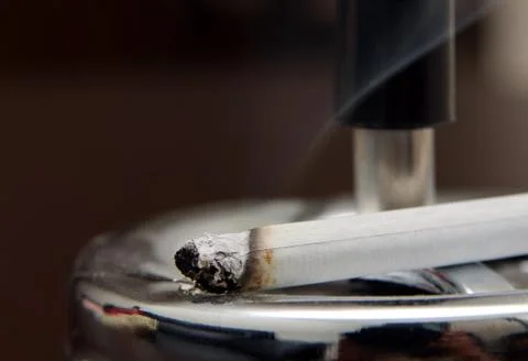 Cigarette closeup Stock Photos
