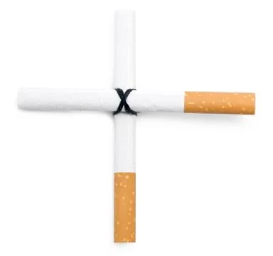 Cigarette cross Stock Photos