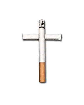 Cigarette cross Stock-Fotos