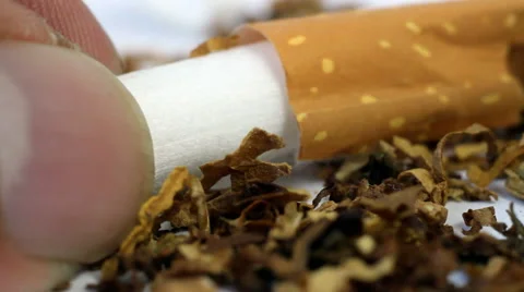 Cigarette filter Video stock 48427590