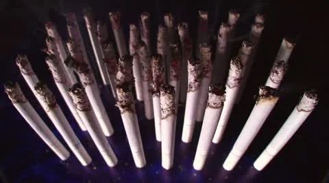 Cigarette Stock Footage 10862430