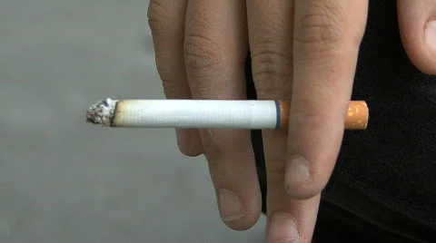 Cigarette In Hand 1 스톡 동영상 129482
