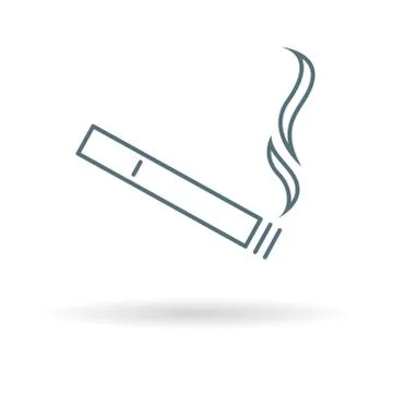 Cigarette icon Stock Illustration