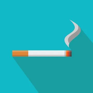 Cigarette icon, simple Stock Illustration