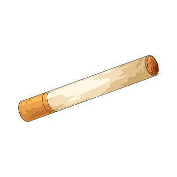 Cigarette illustration Ilustração Stock