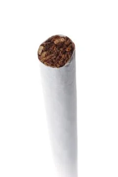 Cigarette isolated on white background Stock Photos