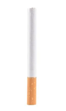 Cigarette isolated on a white background Stock Photos