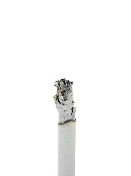 The cigarette isolated on a white background Stock Photos