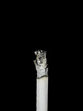 The cigarette isolated on a white background Stock Photos