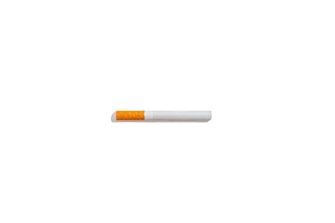 The cigarette isolated on a white background Stock Photos