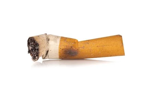 Cigarette isolated on white background Stock Photos