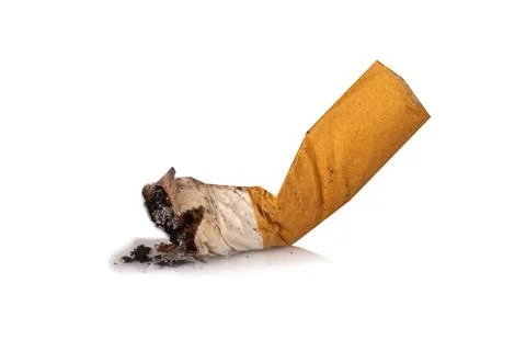 Cigarette isolated on white background Stock Photos