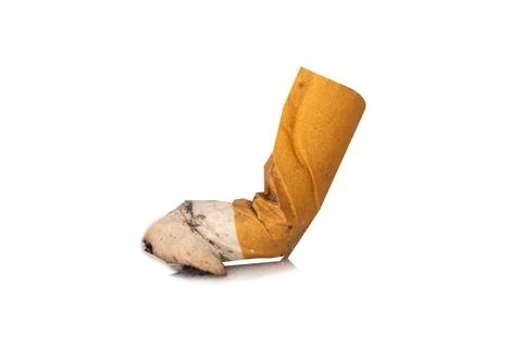 Cigarette isolated on white background Stock Photos