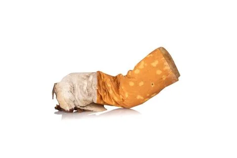 Cigarette isolated on white background Stock Photos