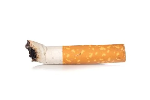 Cigarette isolated on white background Stock Photos