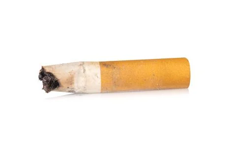 Cigarette isolated on white background Stock Photos