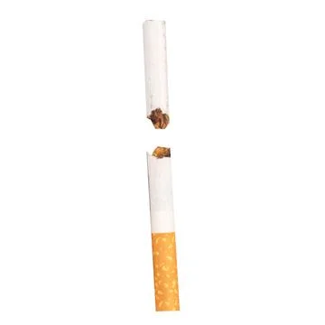 Cigarette isolated on white background Foto stock