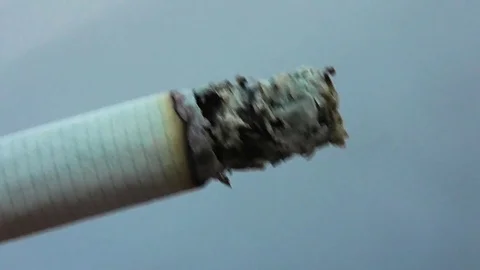 Cigarette in macro Stock-Footage 75408790