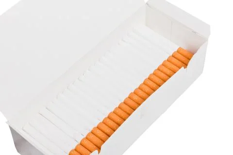 Cigarette packaging Foto stock