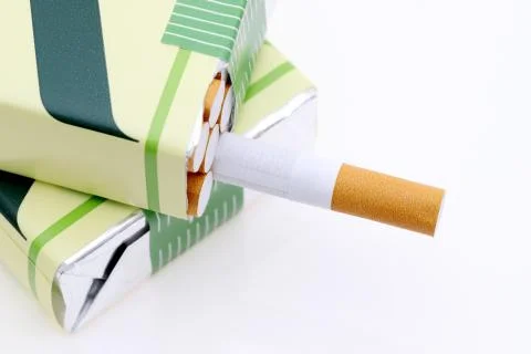 Cigarette packet Stock Photos