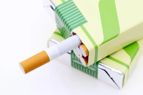 Cigarette packet Stock Photos