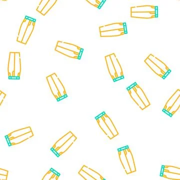 Cigarette pants clothes vector seamless pattern Illustrazione stock