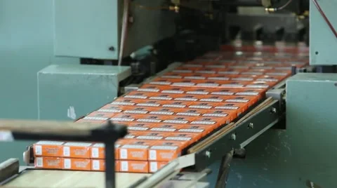 Cigarette production 库存影片 61175476