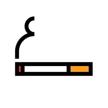 Cigarette sign Stock Illustration