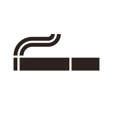 Cigarette sign Stock Illustration