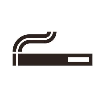 Cigarette sign Stock Illustration